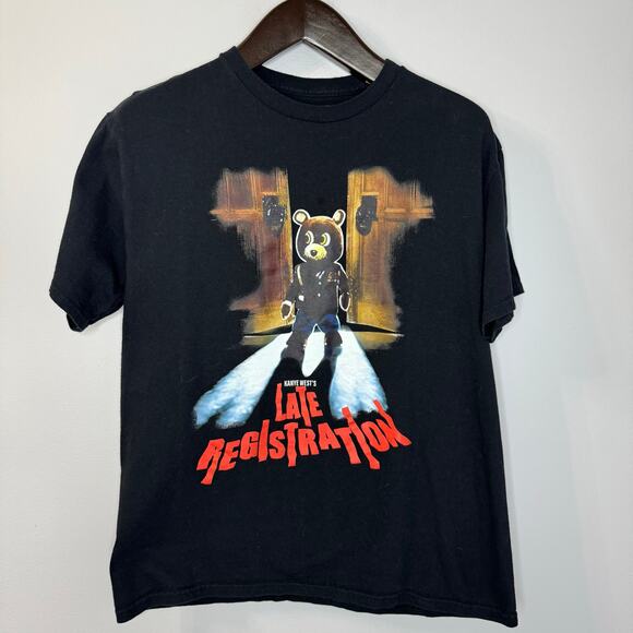 VTG 2005 Kanye West’s Late Registration Touch The Sky Tour T Shirt Black - Picture 1 of 7
